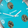 Часы настенные BRESSER MyTime io NX Thermo/Hygro, 30 см, голубые 76463